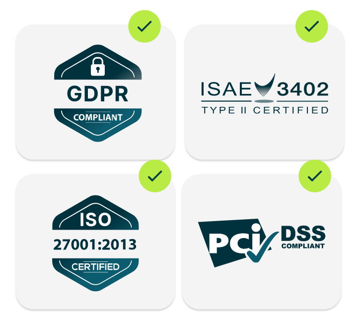 Mobilexpense Compliant GDPR ISAE ISO and PCI